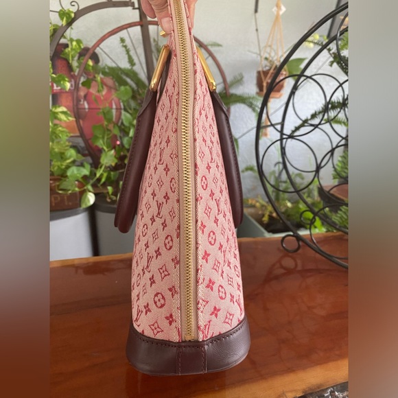 Louis Vuitton Vintage Monogram Mini Lin Alma Haut Satchel W/COA - Picture 5 of 16